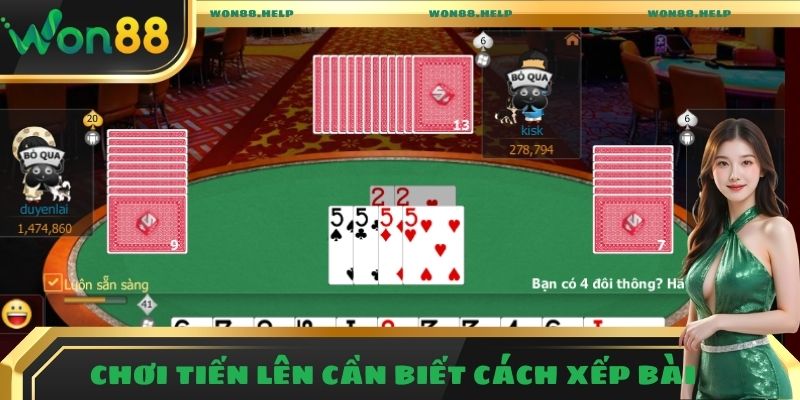 Mẹo Chơi Tiến Lên Miền Nam Bất Bại Dành Cho Người Mới 3 Chơi Tiến lên cần biết cách xếp bài đầu tiên