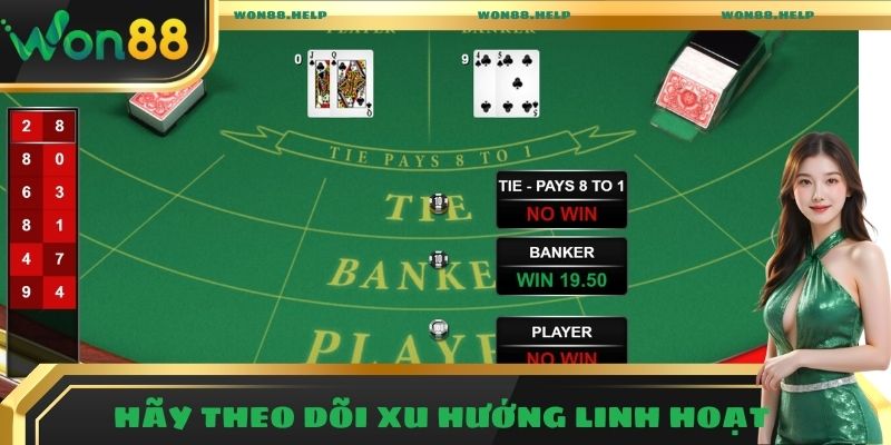 Mẹo Chơi Baccarat Giúp Bạn Tự Tin Chinh Phục Ván Cược 4 Hãy theo dõi xu hướng nhưng đừng mù quáng