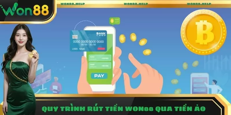 Quy trình rút tiền Won88 qua tiền ảo